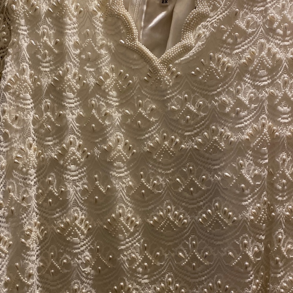 Beautiful Pearl Beaded Dress